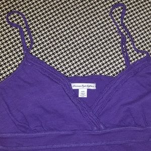 American Eagle Outfitters Tops - American Eagle purple detailed cami American Eagle Outfitters Tops - American Eagle purple detailed cami